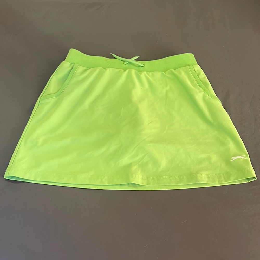 Slazenger Lime Green Golf Skirt